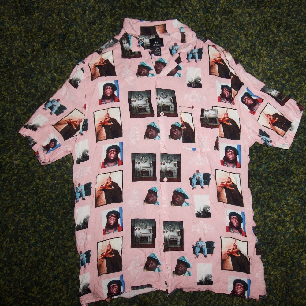 H&M BIGGIE SMALLS SHIRT